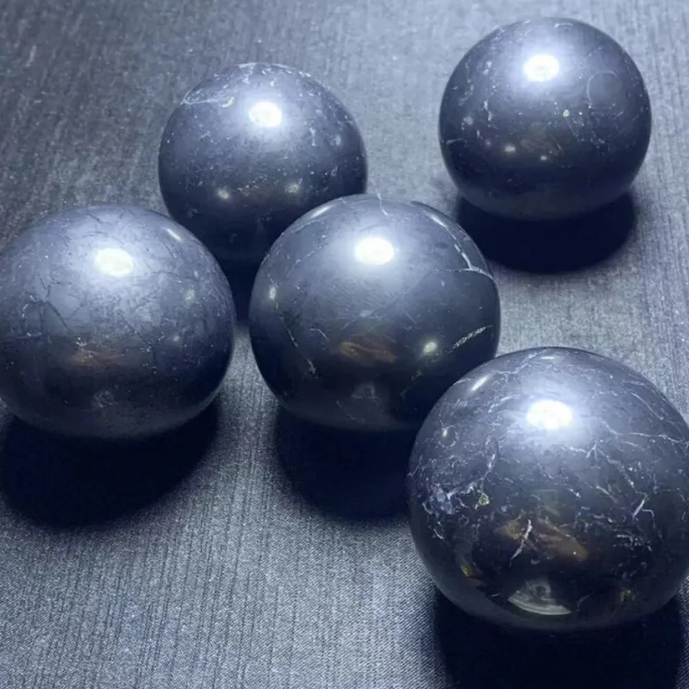 Shungite sphere for EMF protection